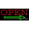 LED Sign - Open / 11"H x 27"W x 1"D