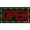 LED Sign - Open / 17"H x 32"W x 1"D