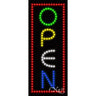 LED Sign - Open / 27"H x 11"W x 1"D