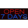 LED Sign - Open 7 Days / 11"H x 27"W x 1"D