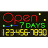 LED Sign - Open 7 Days / 17"H x 32"W x 1"D