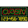 LED Sign - Open Closed / 17"H x 32"W x 1"D
