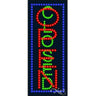 LED Sign - Open Closed / 27"H x 11"W x 1"D