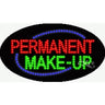 LED Sign - Permanent Make Up / 15"H x 27"W x 1"D