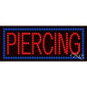 LED Sign - Piercing / 11"H x 27"W x 1"D