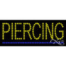 LED Sign - Piercing / 8"H x 20"W x 1"D