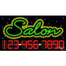 LED Sign - Salon / 17"H x 32"W x 1"D