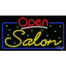 LED Sign - Salon Open / 17"H x 32"W x 1"D