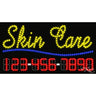 LED Sign - Skin Care / 17"H x 32"W x 1"D
