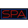 LED Sign - Spa / 11"H x 27"W x 1"D