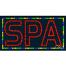 LED Sign - Spa / 17"H x 32"W x 1"D