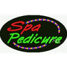 LED Sign - Spa Pedicure / 15"H x 27"W x 1"D