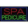 LED Sign - Spa Pedicure / 17"H x 32"W x 1"D