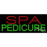 LED Sign - Spa Pedicure / 8"H x 20"W x 1"D