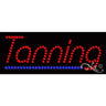LED Sign - Tanning / 8"H x 20"W x 1"D