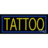 LED Sign - Tattoo / 11"H x 27"W x 1"D