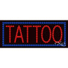 LED Sign - Tattoo / 11"H x 27"W x 1"D
