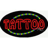 LED Sign - Tattoo / 15"H x 27"W x 1"D