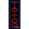 LED Sign - Tattoo / 27"H x 11"W x 1"D