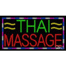 LED Sign - Thai Massage / 17"H x 32"W x 1"D