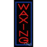 LED Sign - Waxing / 27"H x 11"W x 1"D