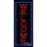 LED Sign - Welcome / 27"H x 11"W x 1"D