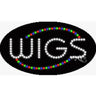 LED Sign - Wigs / 15"H x 27"W x 1"D