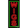 LED Sign - Wigs / 27"H x 11"W x 1"D