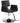 Ledger Modern Heavy-Duty Styling Chair / Black by HANS Equipment