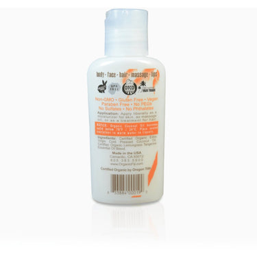 Lemongrass Tangerine Certified Organic Coconut Oil for Body & Hair / 3 oz. / Case of 20 Bottles by Organic Fiji by Organic Fiji