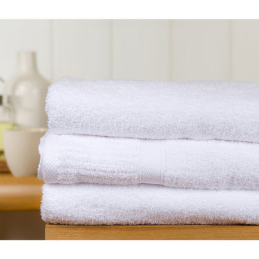 Lexi Collection Premium Bath Sheet / 36" X 66" / White / 1 Dozen by The Turkish Towel Company