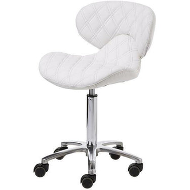 Lexi II Manicure Technician Stool / Available in Black, Chocolate, White, Gray, as well as 100+ Other Colors! by Whale Spa