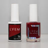 L'Fem Duo - Gel Polish 0.5 oz. + Nail Lacquer 0.5 oz. - #076