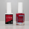 L'Fem Duo - Gel Polish 0.5 oz. + Nail Lacquer 0.5 oz. - #077