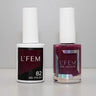 L'Fem Duo - Gel Polish 0.5 oz. + Nail Lacquer 0.5 oz. - #082