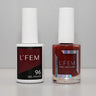 L'Fem Duo - Gel Polish 0.5 oz. + Nail Lacquer 0.5 oz. - #096