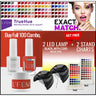 L'Fem Full 100 Combo Colors (Gel Polish 0.5 oz. + Nail Lacquer 0.5 oz. + Powder 2 oz.) + Free 2 Stand Charts