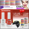 L'Fem Full 100 Duo Colors (Gel Polish 0.5 oz. + Nail Lacquer 0.5 oz.) + Free 1 Stand Chart