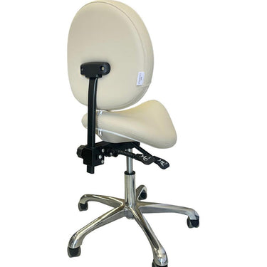 Liana Ergonomic Adjustable Saddle Stool / Sand by Avirra Spa Furnishings