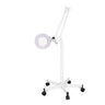 Liba Round 3X Magnifying Lamp with Roller Stand by Silver Spa