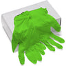 Lime Performance Nitrile Gloves - 5 Mil Thickness - Size: SMALL / 100 Pack