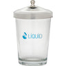 Liquid Glass Jar with Stainless Steel Lid / 4.2 oz. - 125 mL. by DL Pro