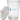 Liquid Glass Jar with Stainless Steel Lid / 4.2 oz. - 125 mL. by DL Pro