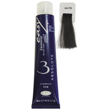 Lisap Easy Absolute 3 Ammonia Free Permanent Color - 44/78 - 2.11 oz. - 50 mL.