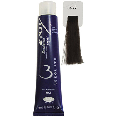 Lisap Easy Absolute 3 Ammonia Free Permanent Color - 5/72 - 2.11 oz. - 50 mL.