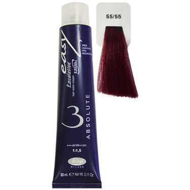 Lisap Easy Absolute 3 Ammonia Free Permanent Color - 55/55 - 2.11 oz. - 50 mL.