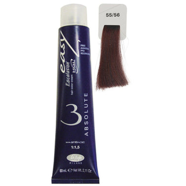 Lisap Easy Absolute 3 Ammonia Free Permanent Color - 55/56 - 2.11 oz. - 50 mL.