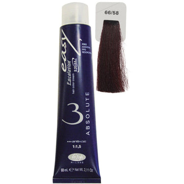 Lisap Easy Absolute 3 Ammonia Free Permanent Color - 66/58 - 2.11 oz. - 50 mL.