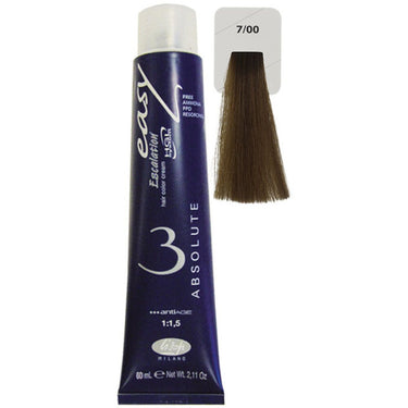 Lisap Easy Absolute 3 Ammonia Free Permanent Color - 7/00 - 2.11 oz. - 50 mL.