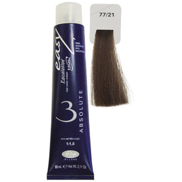 Lisap Easy Absolute 3 Ammonia Free Permanent Color - 77/21 - 2.11 oz. - 50 mL.